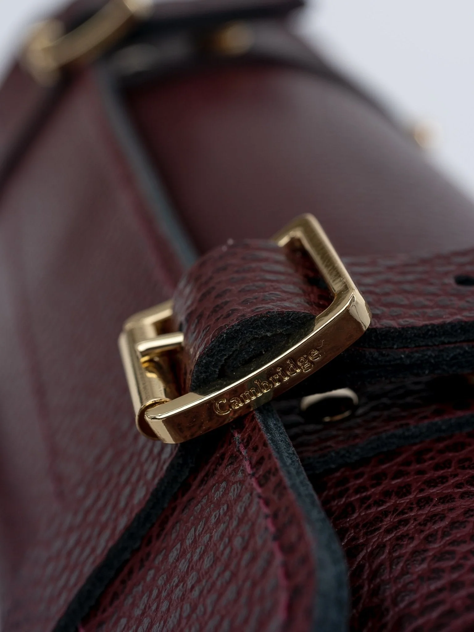 The Bowls Bag - Oxblood Celtic Grain - Image 7