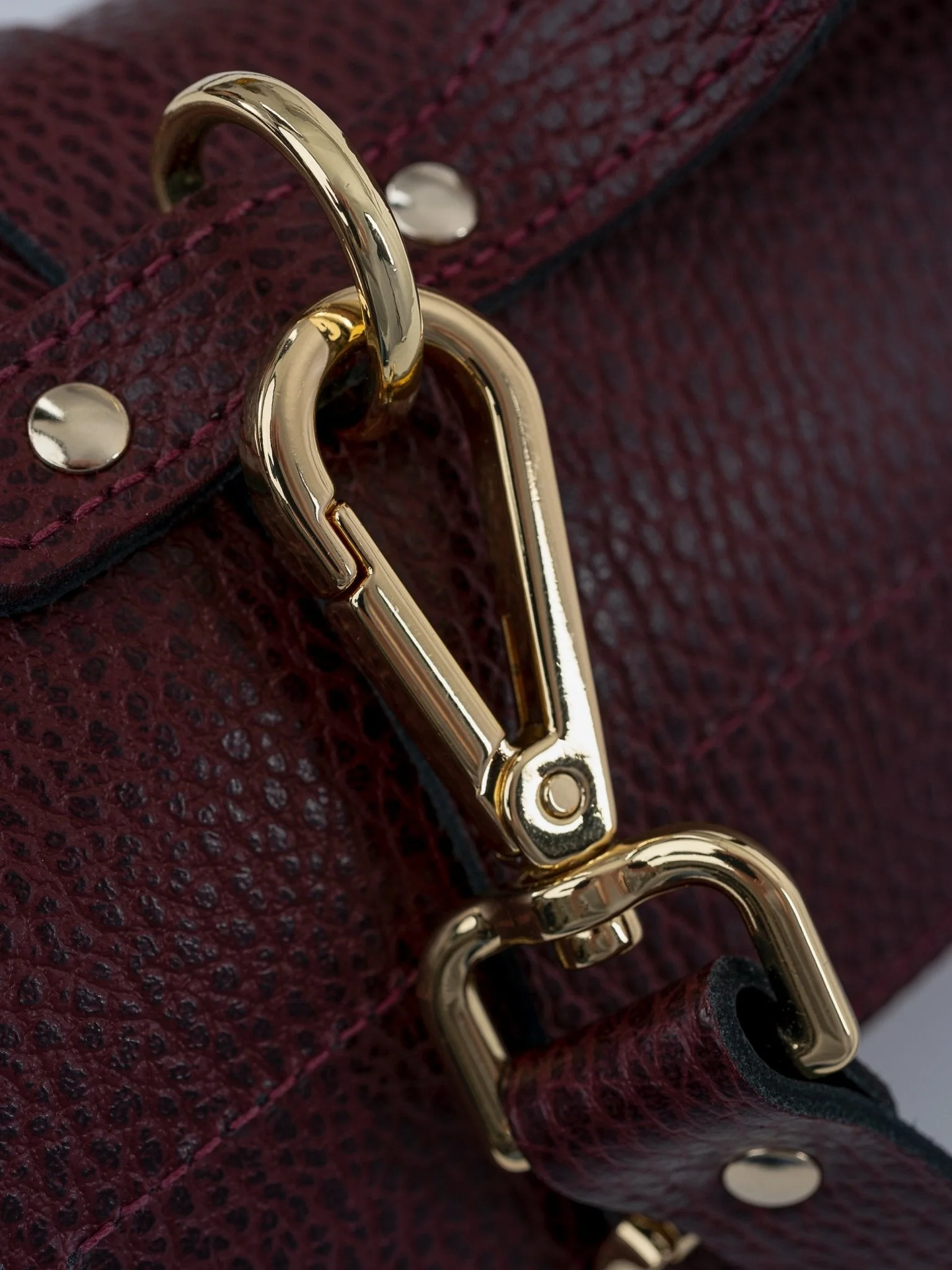 The Bowls Bag - Oxblood Celtic Grain - Image 8