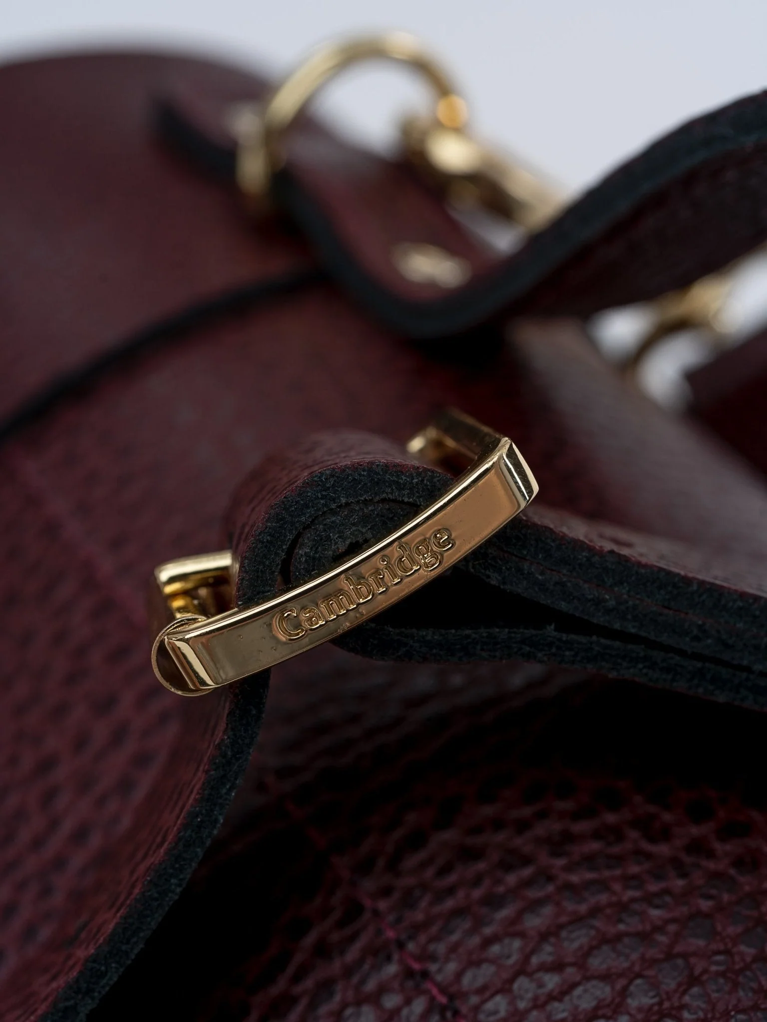 The Bowls Bag - Oxblood Celtic Grain - Image 9