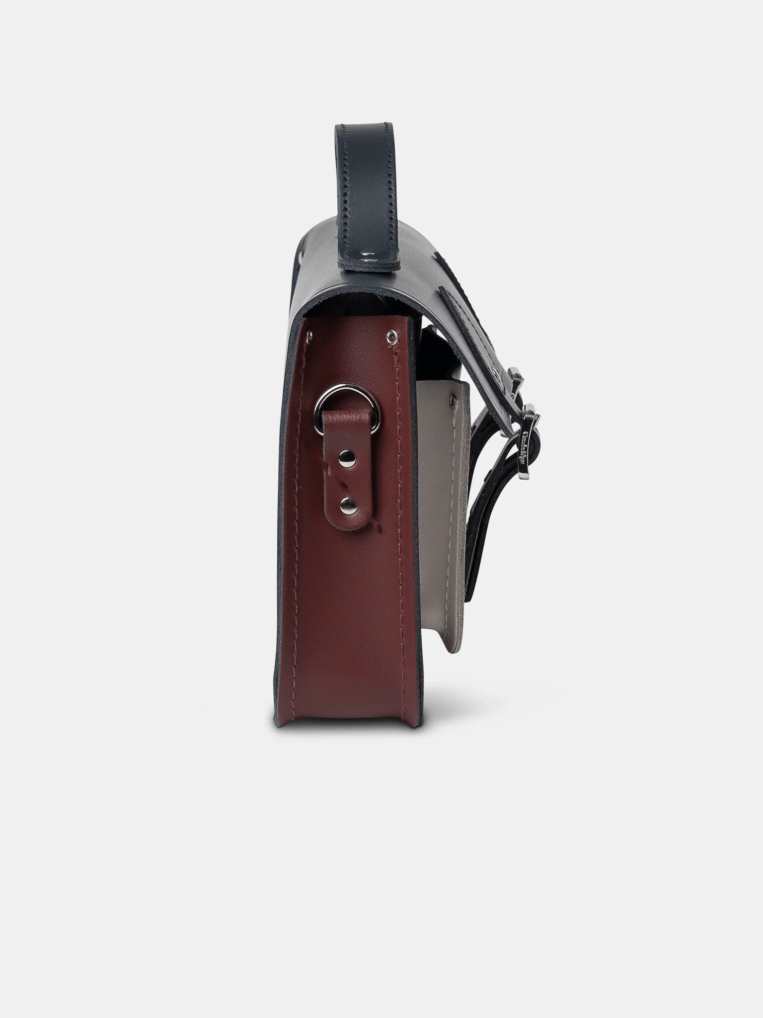 The 11 Inch Batchel -  Clay, Oxblood & Navy - Image 4