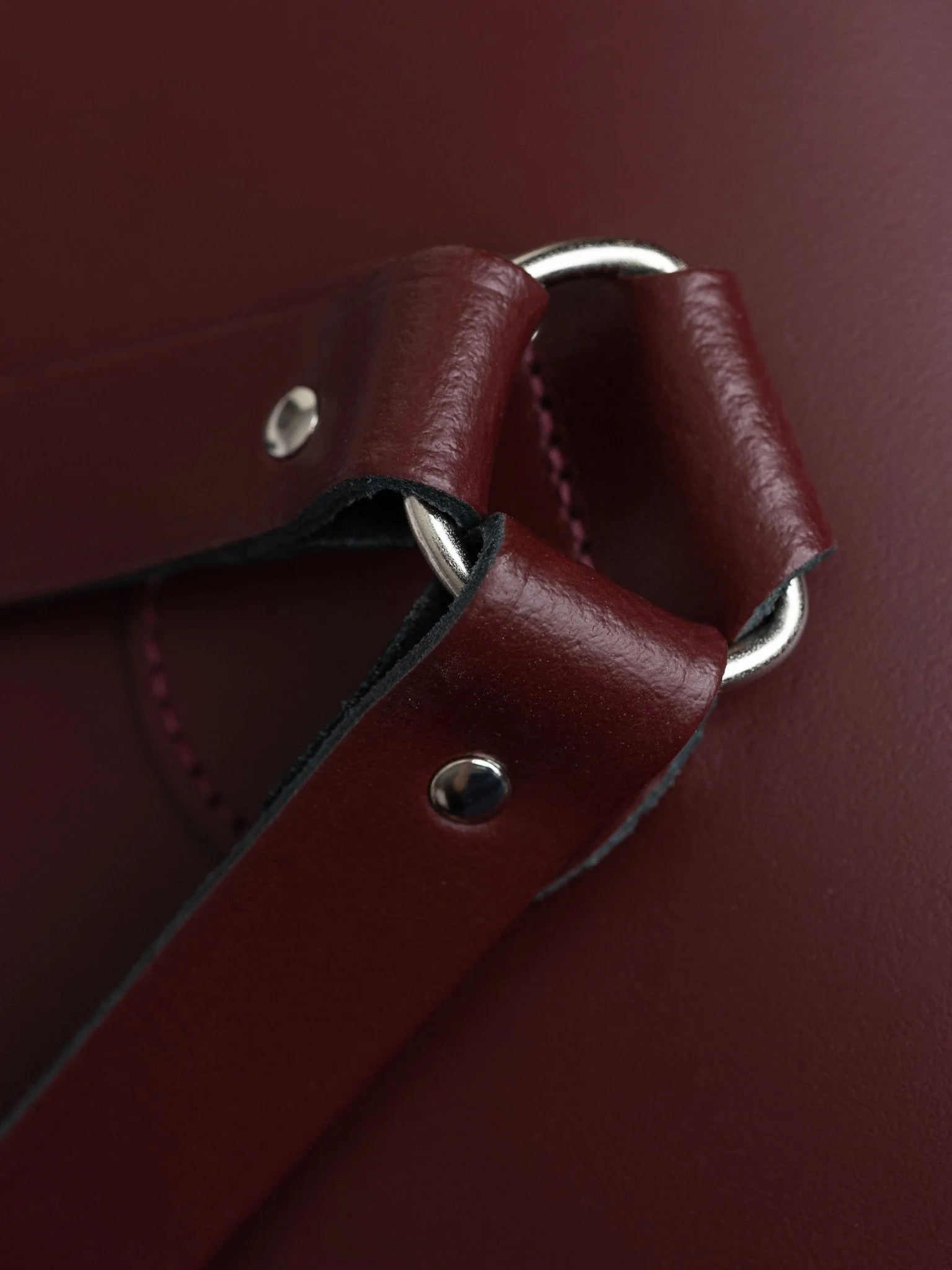 The Portrait Backpack -  Oxblood - Image 8