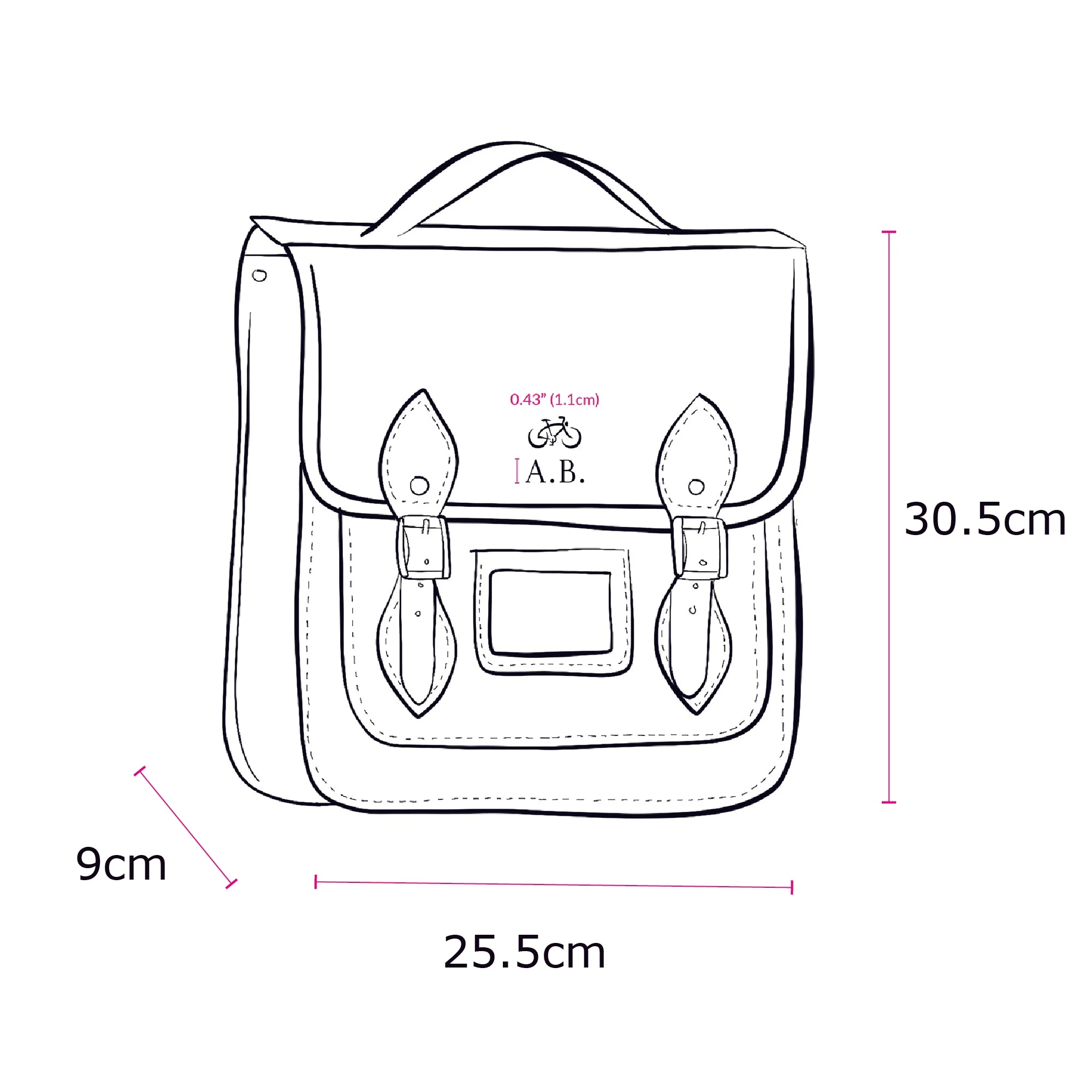 The Small Portrait Backpack -  Oxblood - Image 10