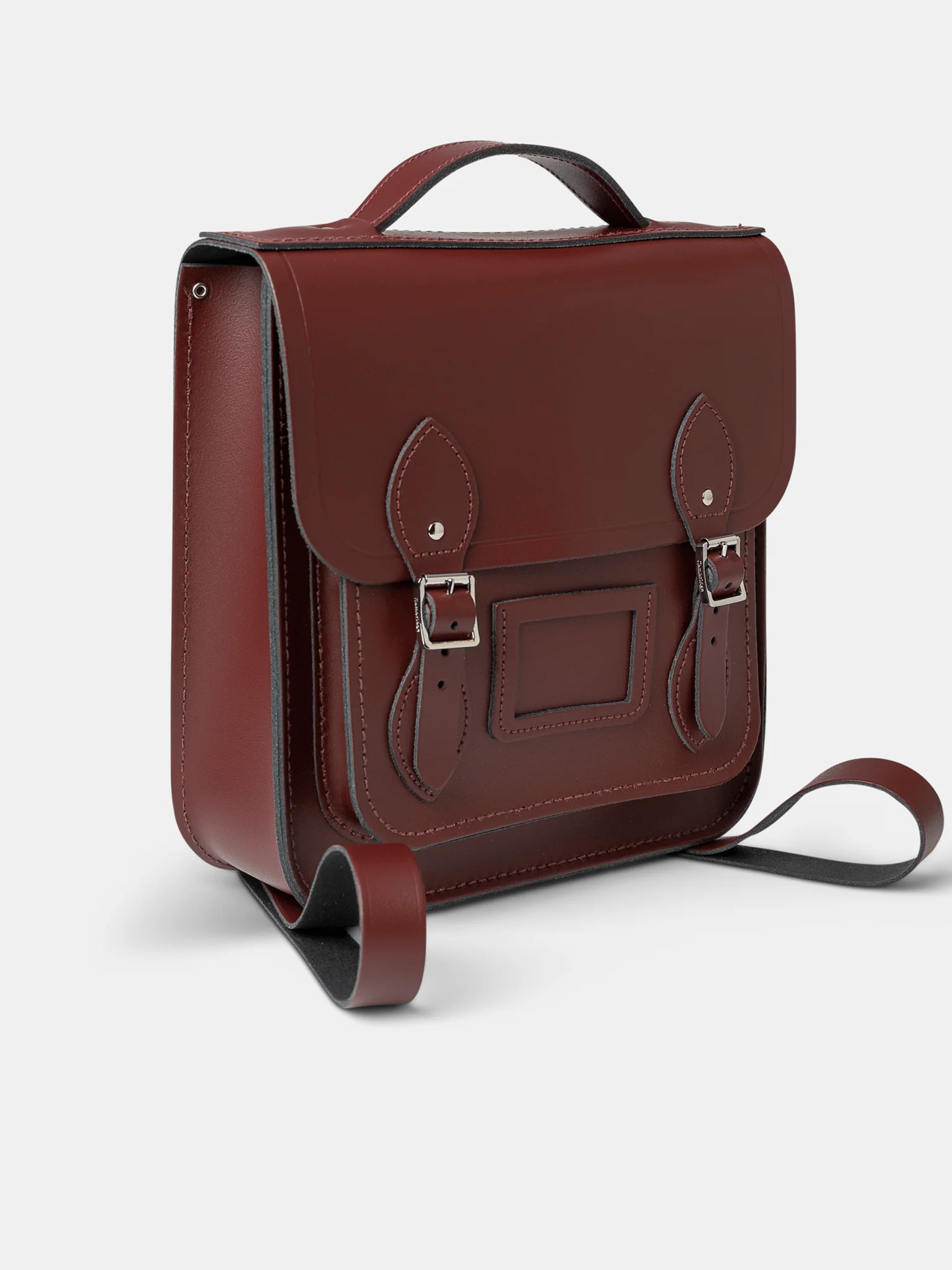 The Small Portrait Backpack -  Oxblood - Image 3