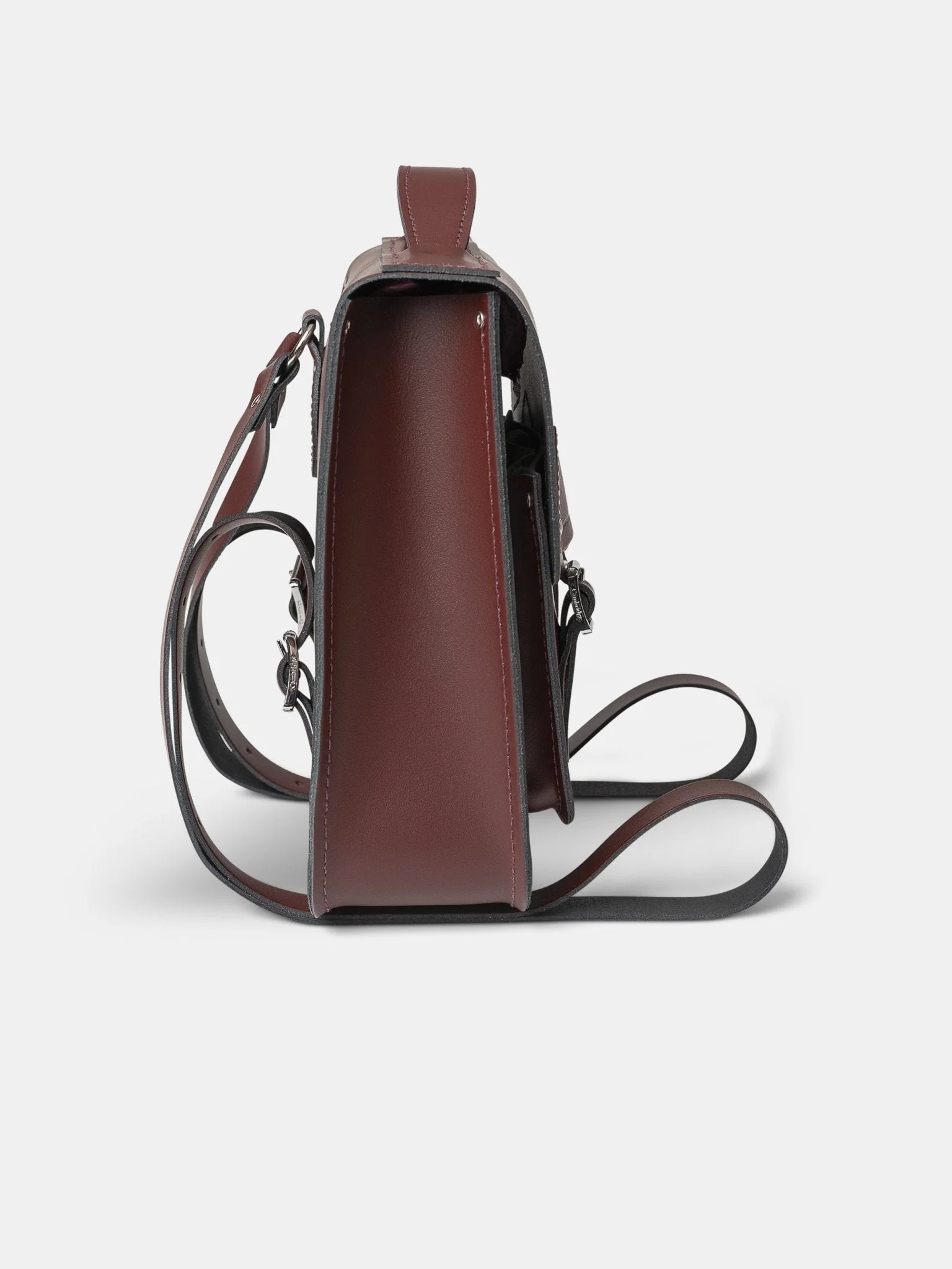 The Small Portrait Backpack -  Oxblood - Image 4