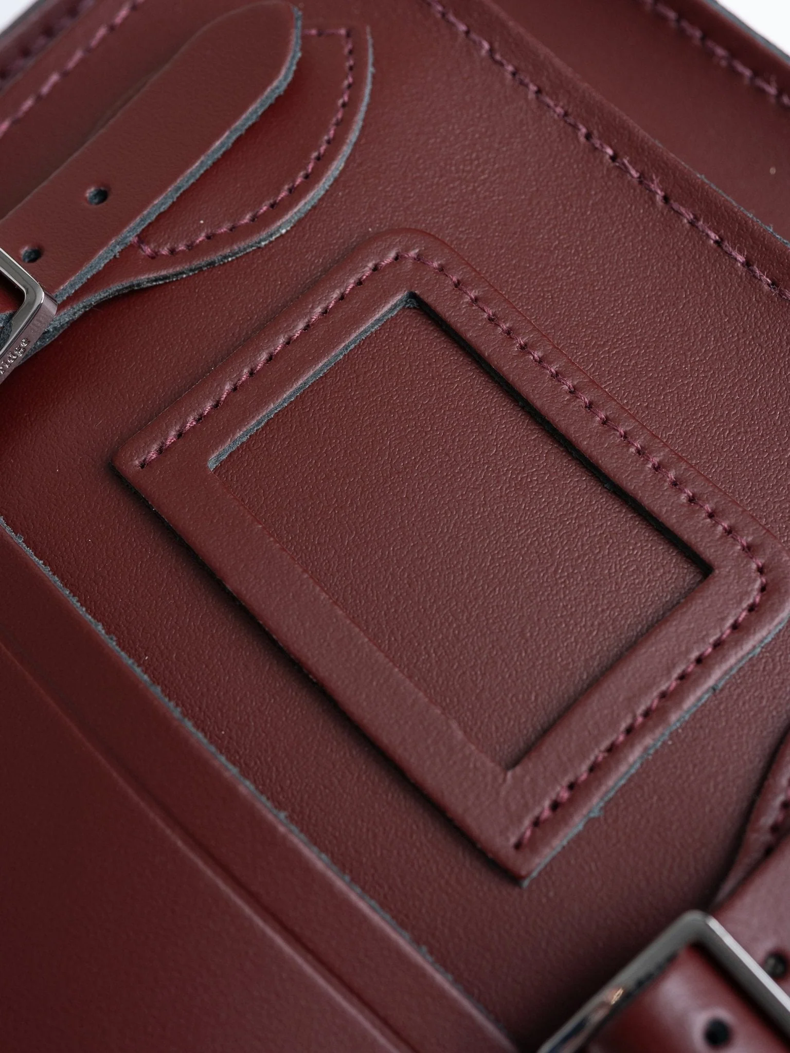 The Small Portrait Backpack -  Oxblood - Image 7