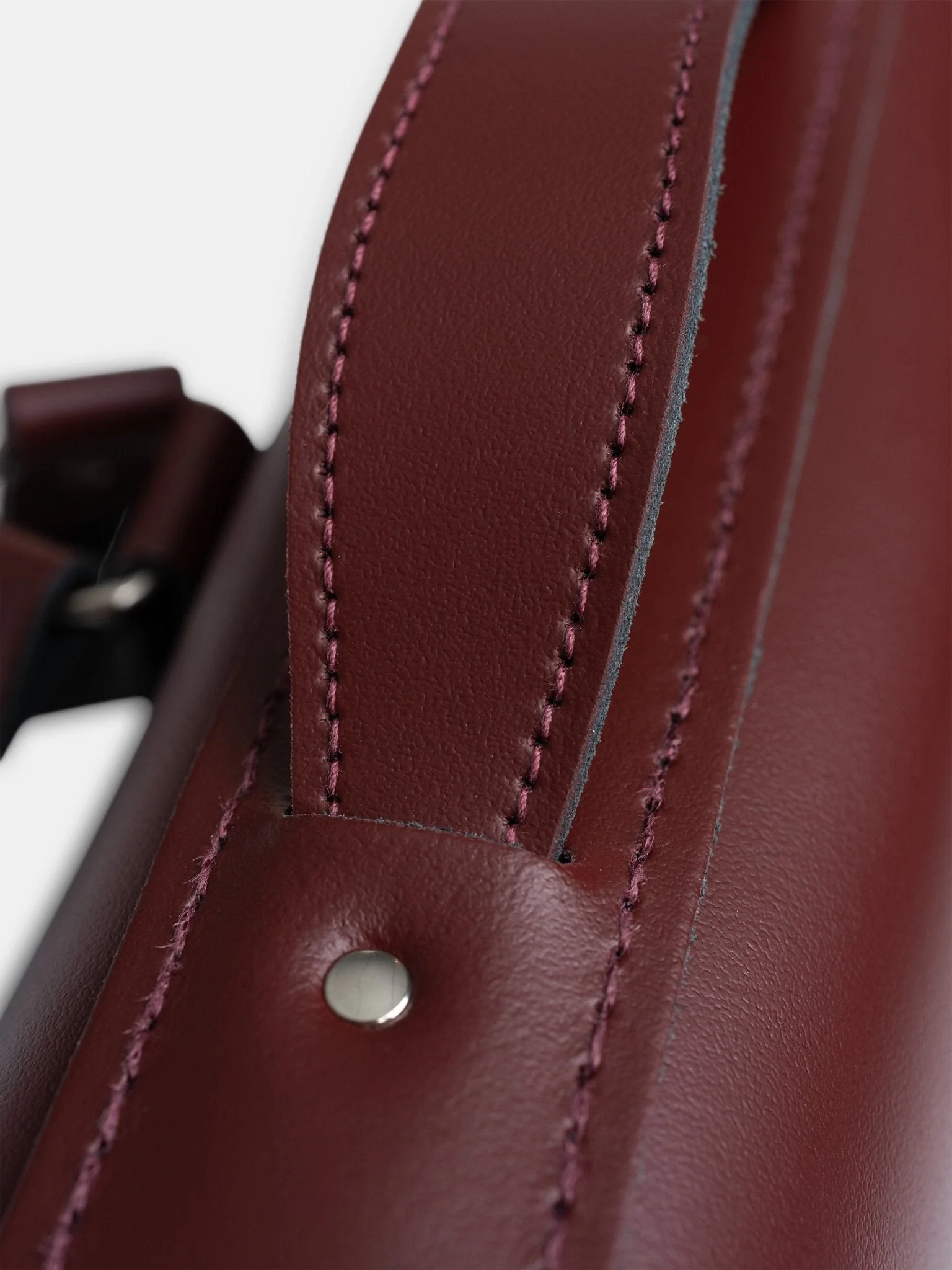 The Small Portrait Backpack -  Oxblood - Image 8