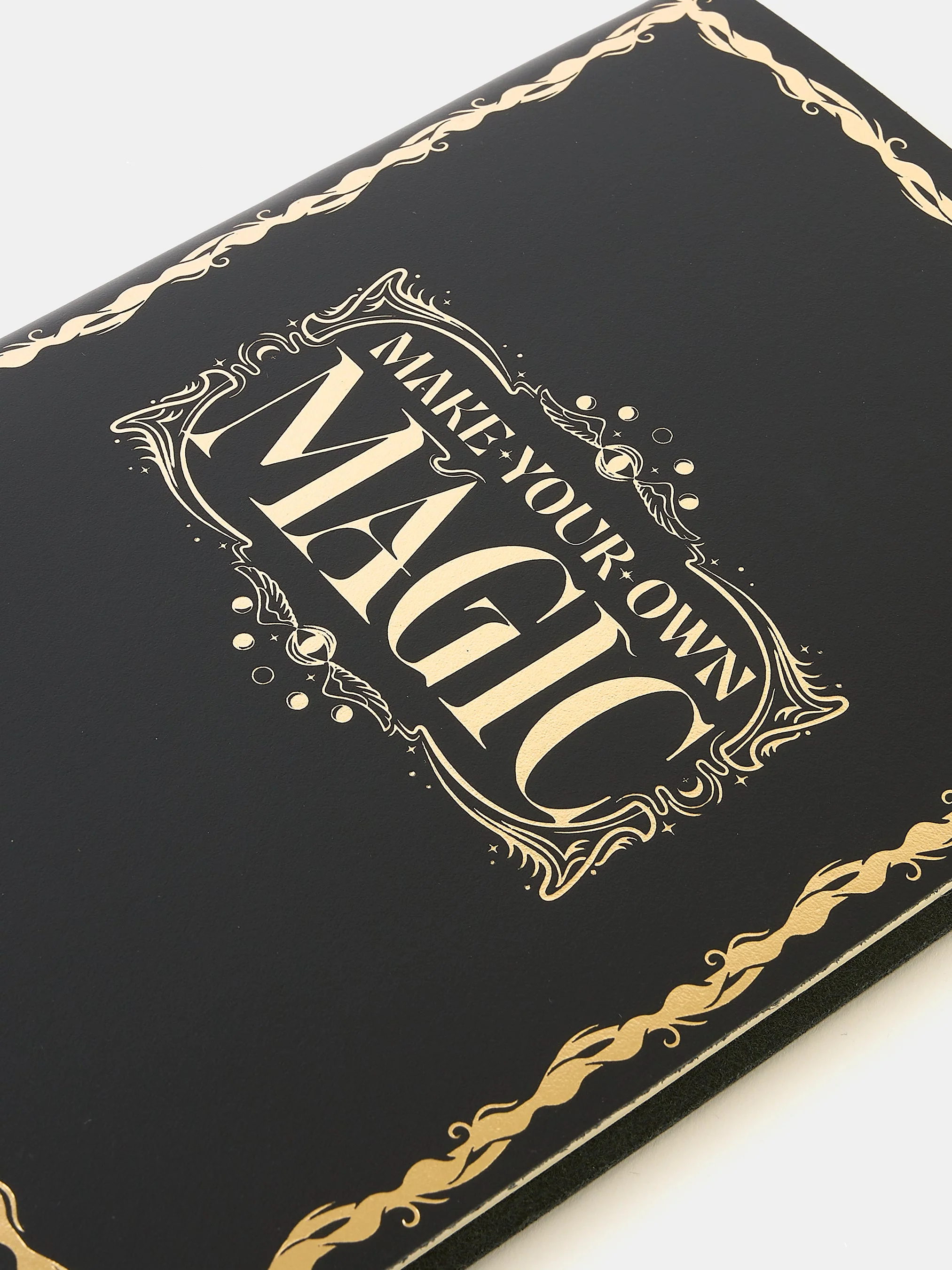 The A5 Notebook - Black with Gold Foiling - Image 3