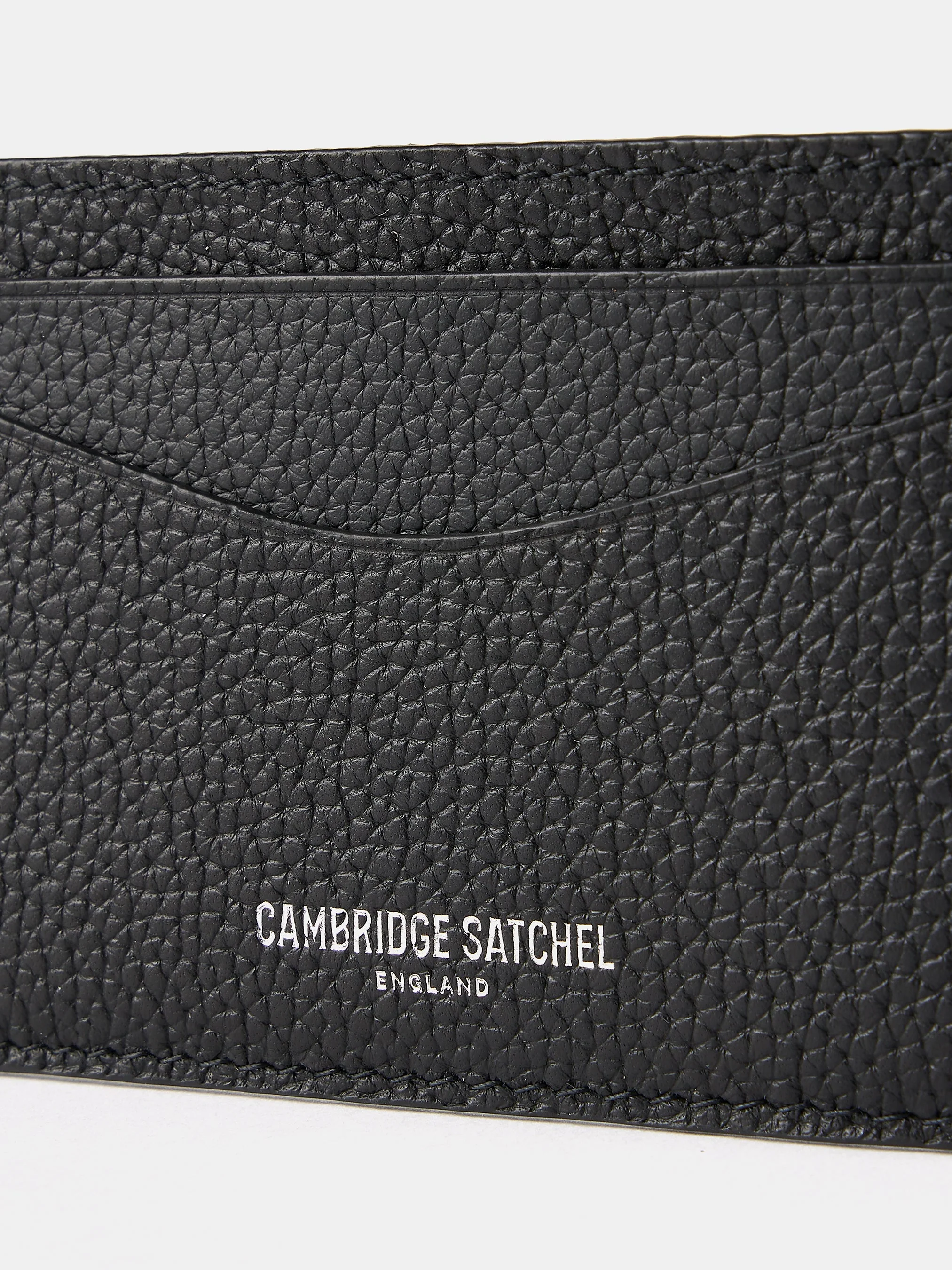 The Card Case - Black Madras Grain - Image 3