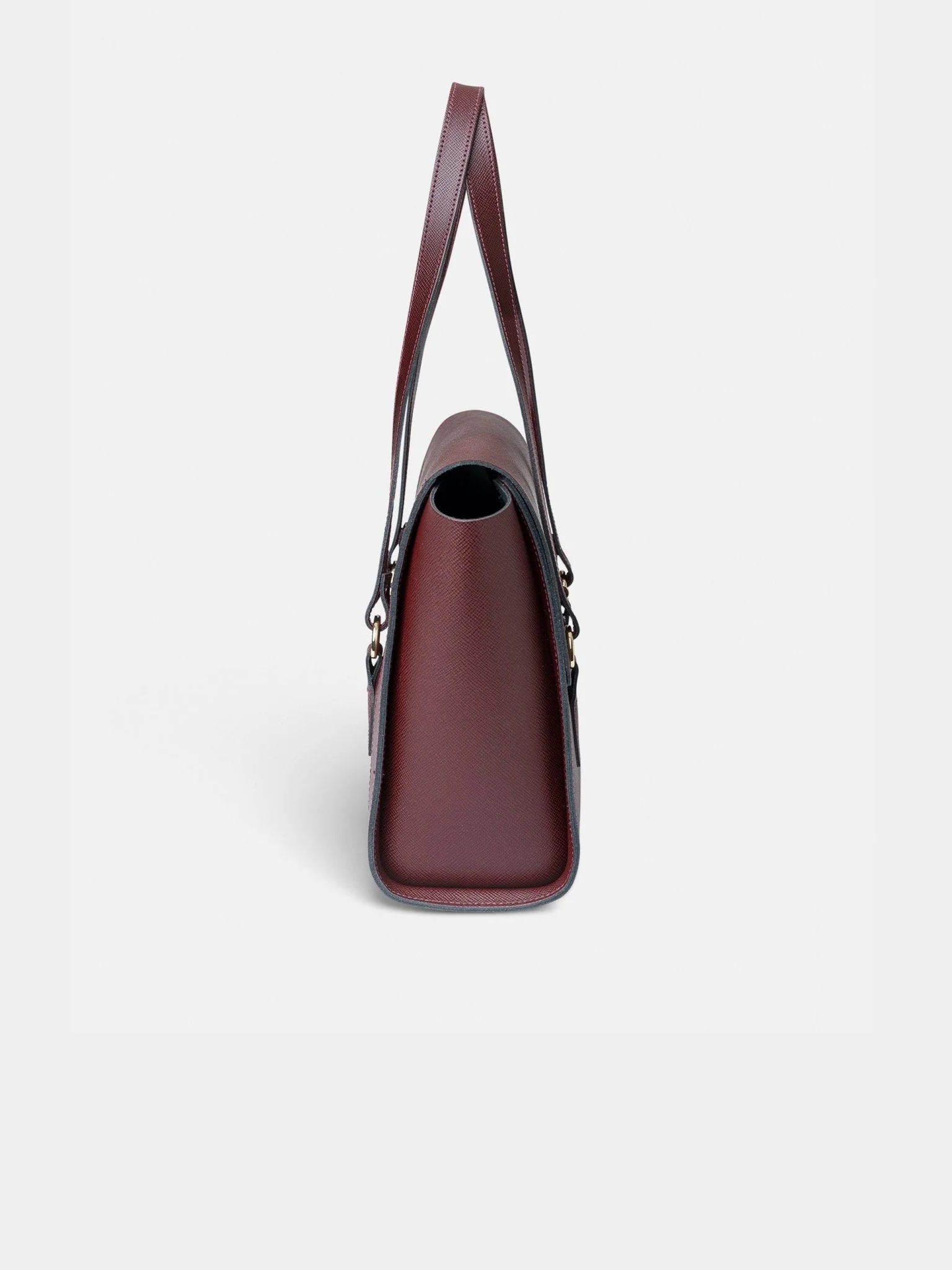 The Emily -  Oxblood Saffiano - Image 4