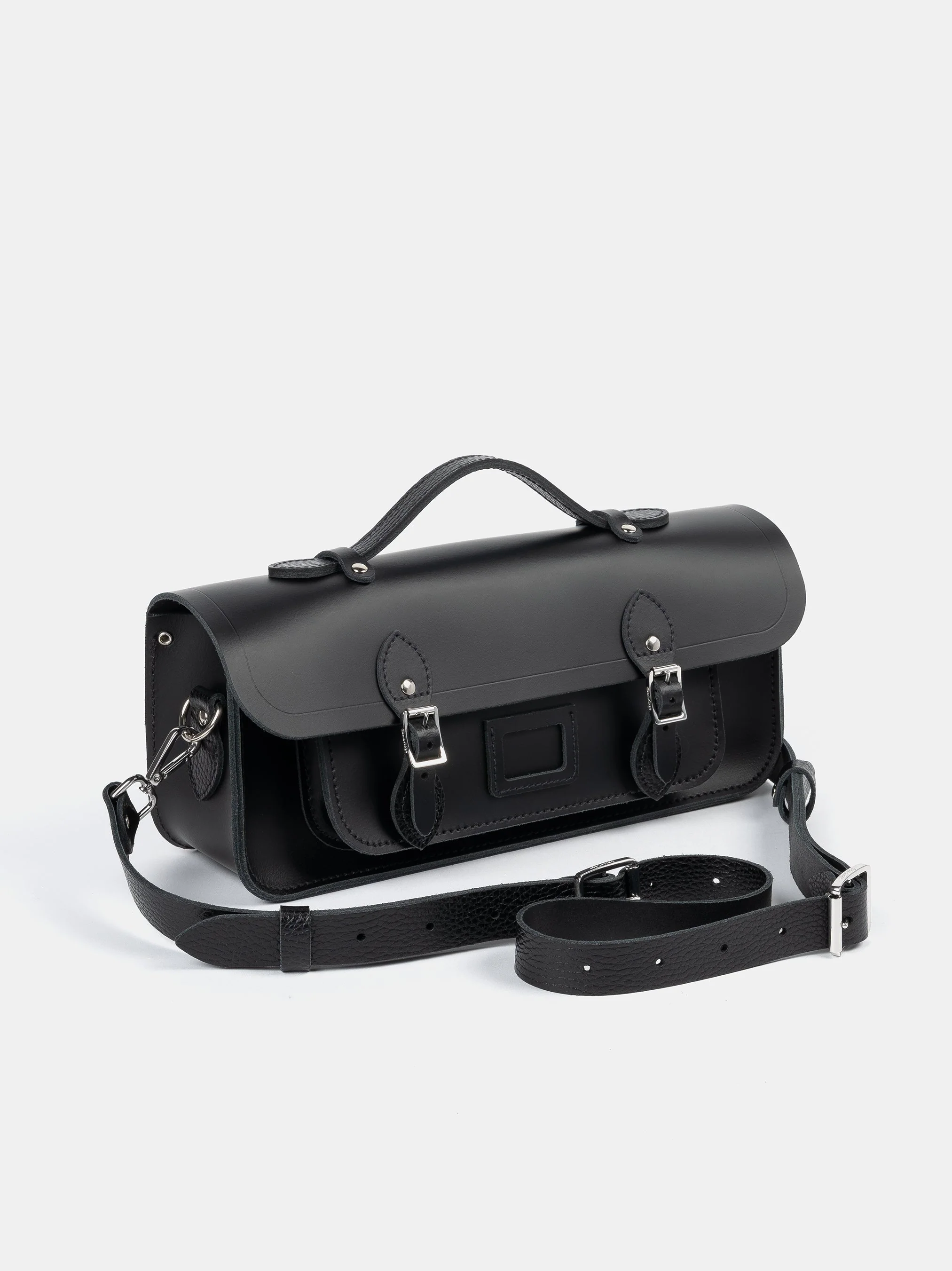 The Long Satchel - Black - Image 3