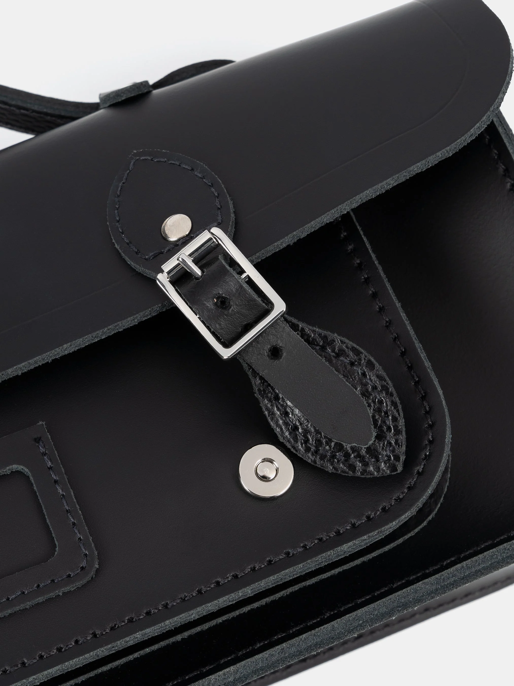 The Long Satchel - Black - Image 7