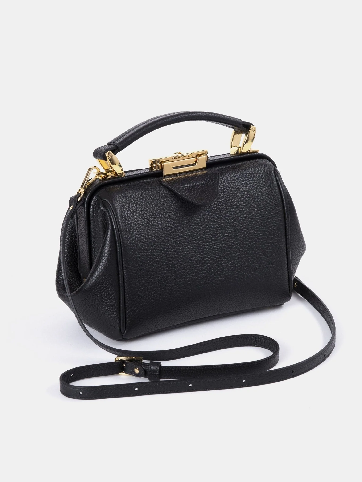 The Mini Sophie - Midnight Black Calf Grain - Image 4