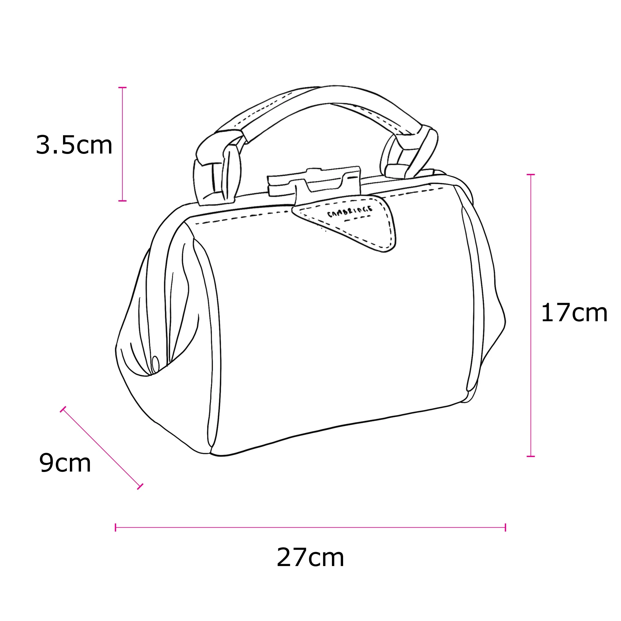 The Mini Sophie - Bordeaux Calf Grain - Image 10