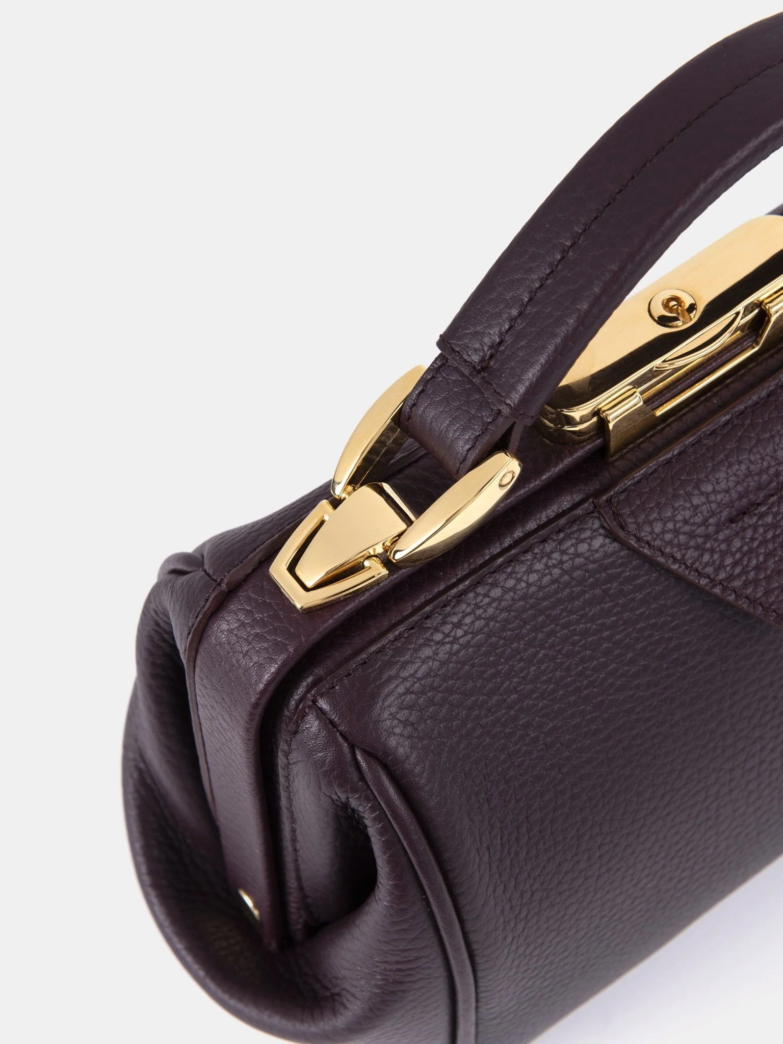 The Mini Sophie - Bordeaux Calf Grain - Image 9