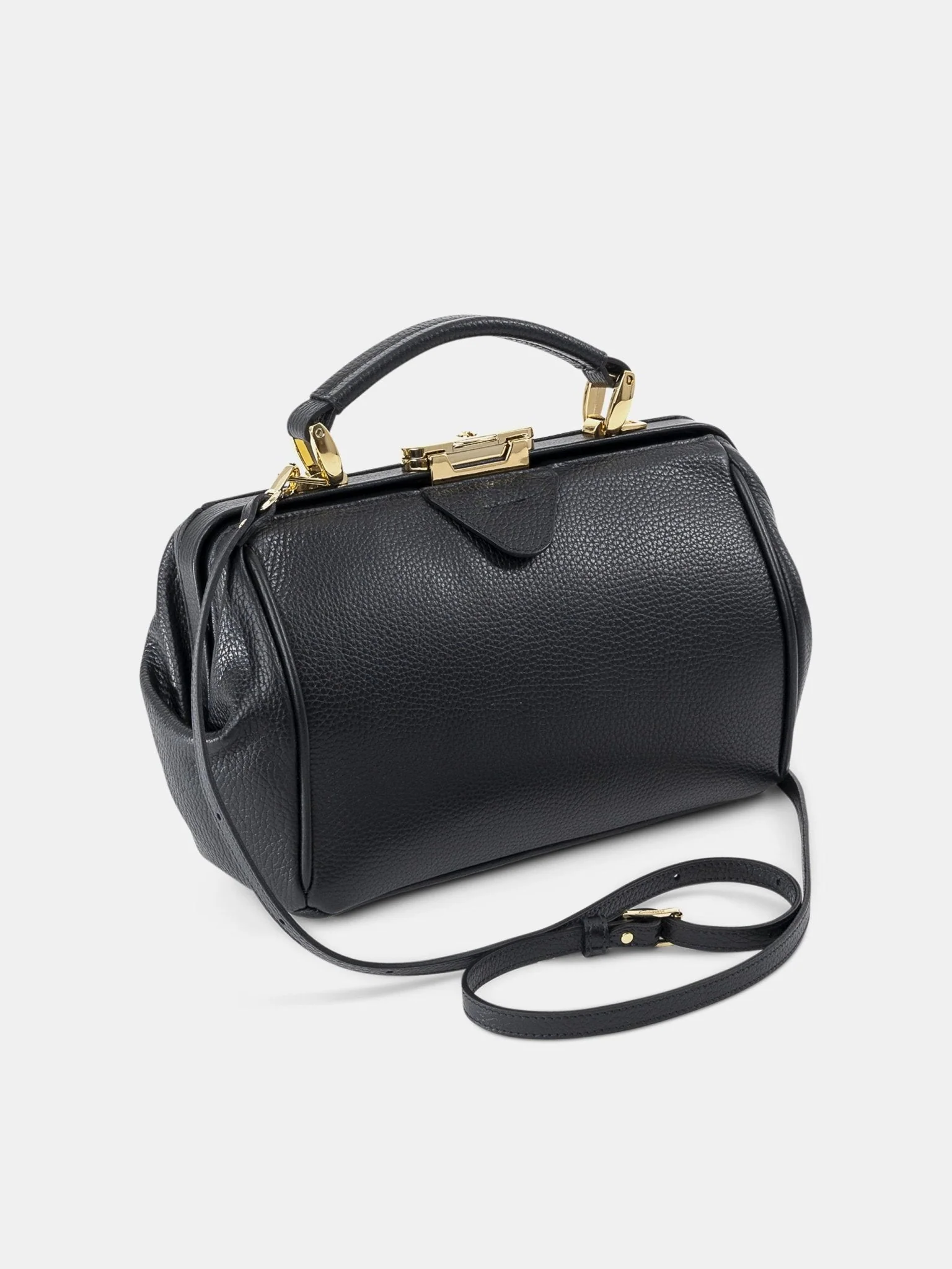 The Sophie -  Midnight Black Calf Grain - Image 4