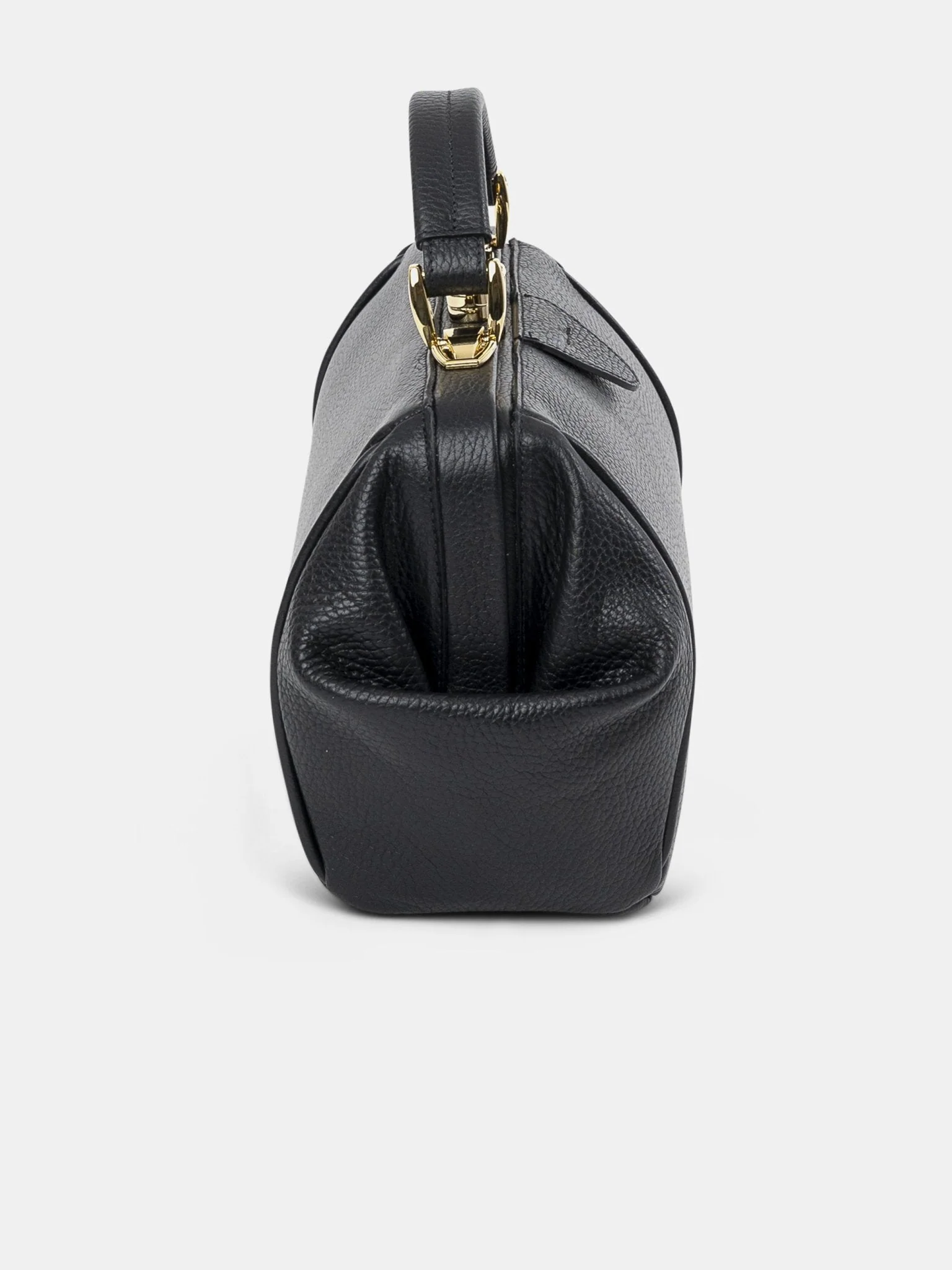 The Sophie -  Midnight Black Calf Grain - Image 5