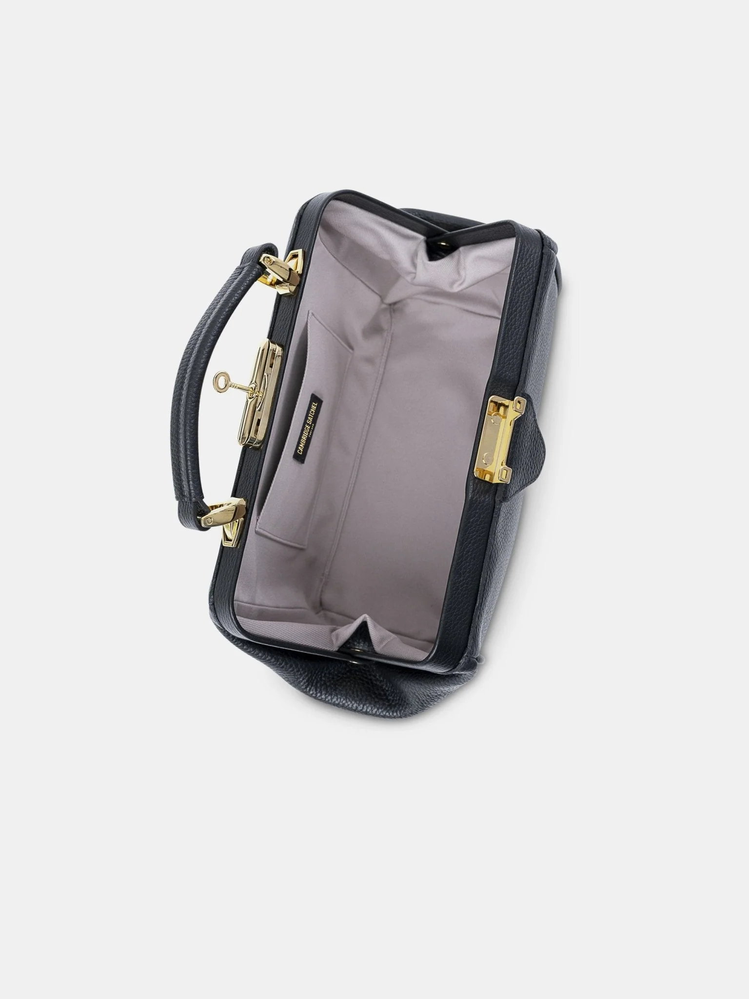 The Sophie -  Midnight Black Calf Grain - Image 7