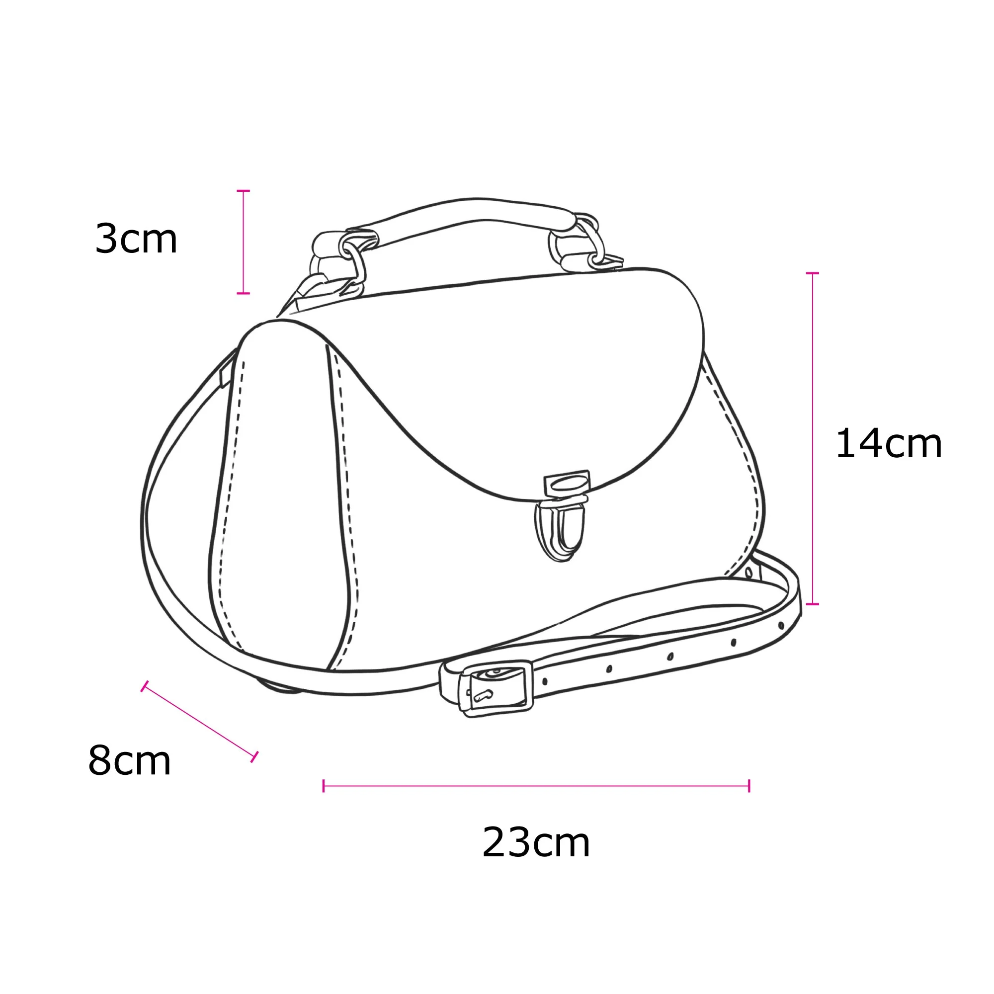 The Mini Poppy -  Oxblood - Image 11