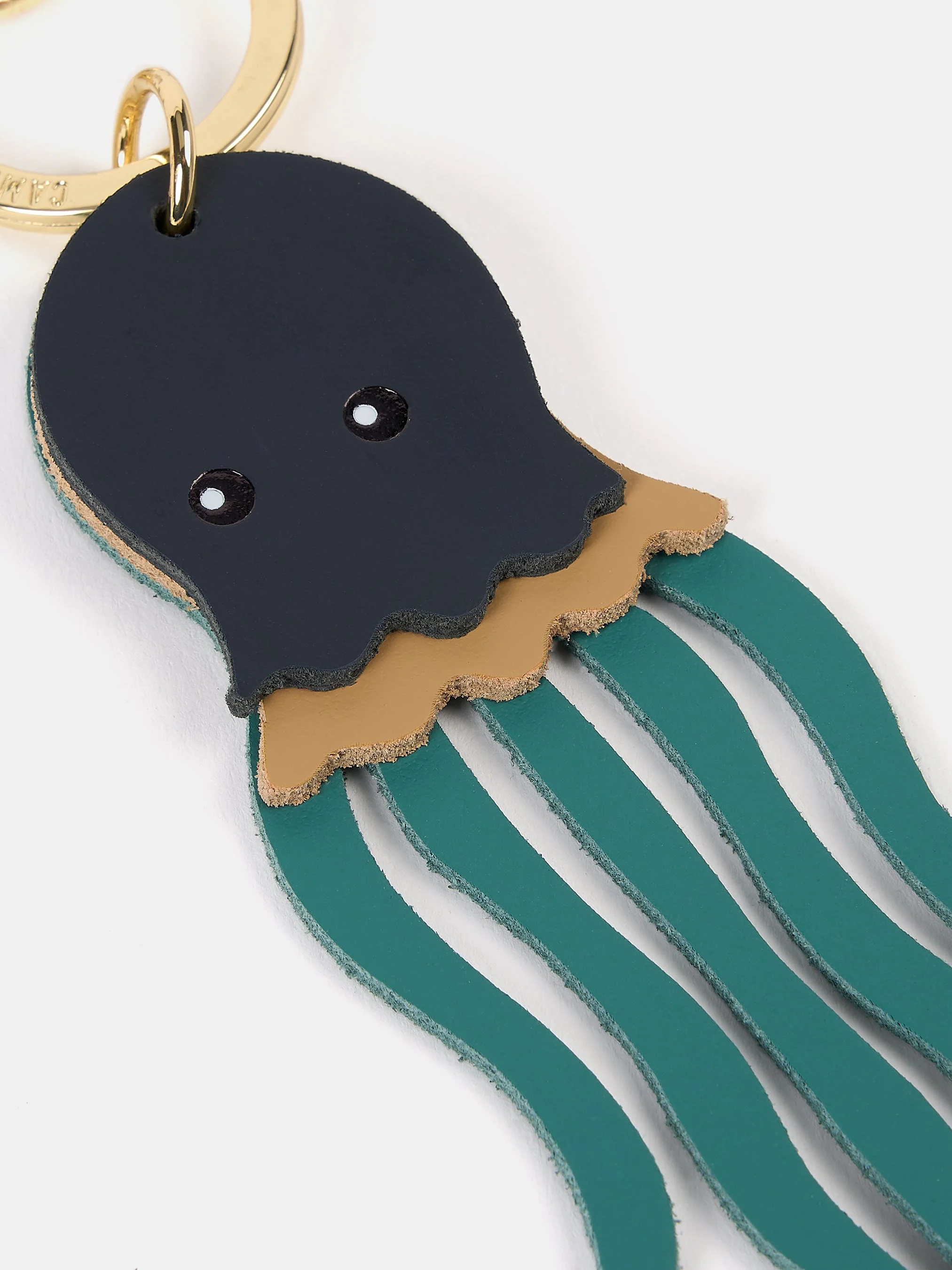 The Squid Charm - North Sea, Navy & Iced Coffee - Image 3