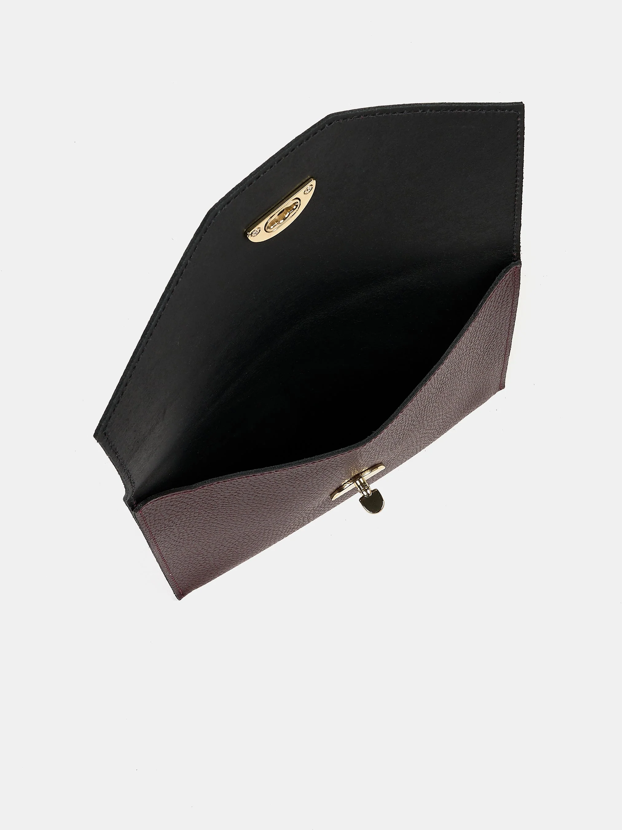 The Twist Lock Pouch - Oxblood Celtic Grain - Image 5