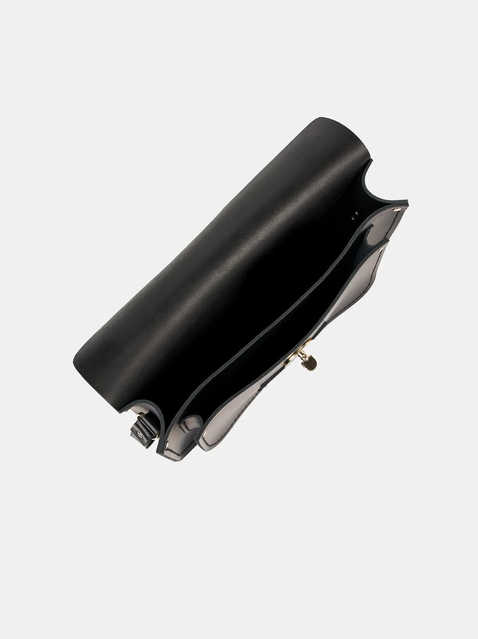 The Twist Lock Satchel - Black - Image 5