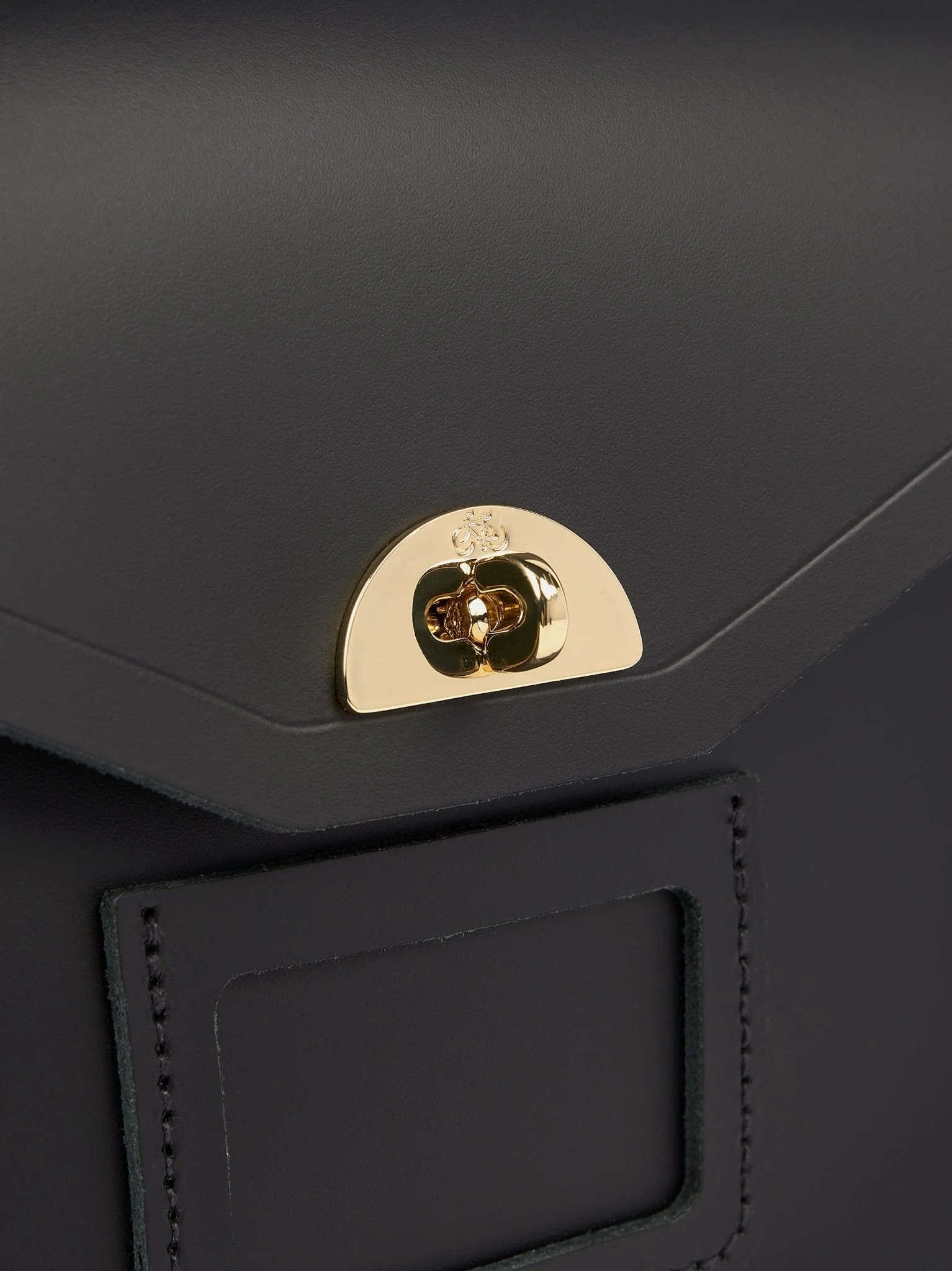 The Twist Lock Satchel - Black - Image 6