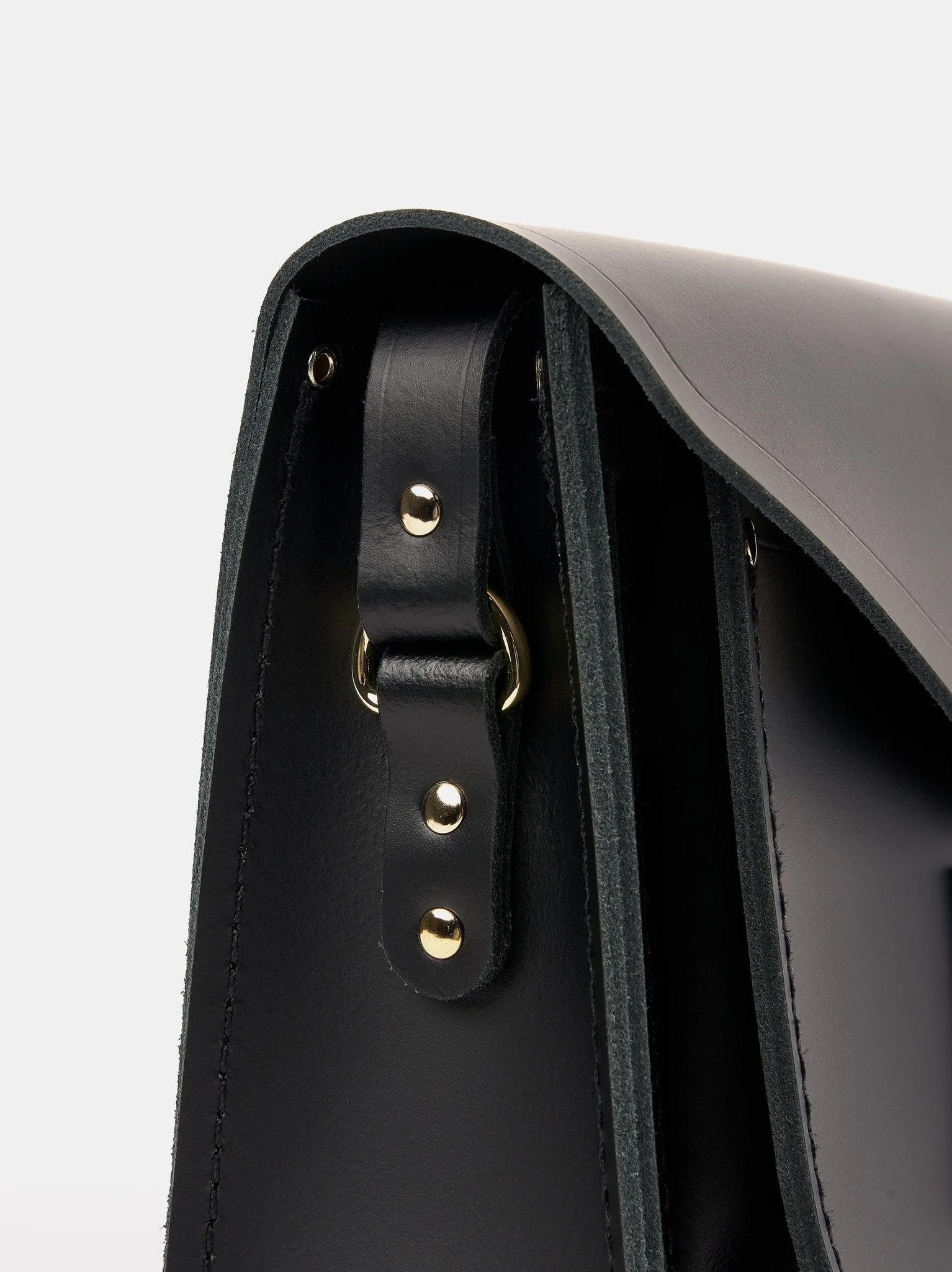 The Twist Lock Satchel - Black - Image 7